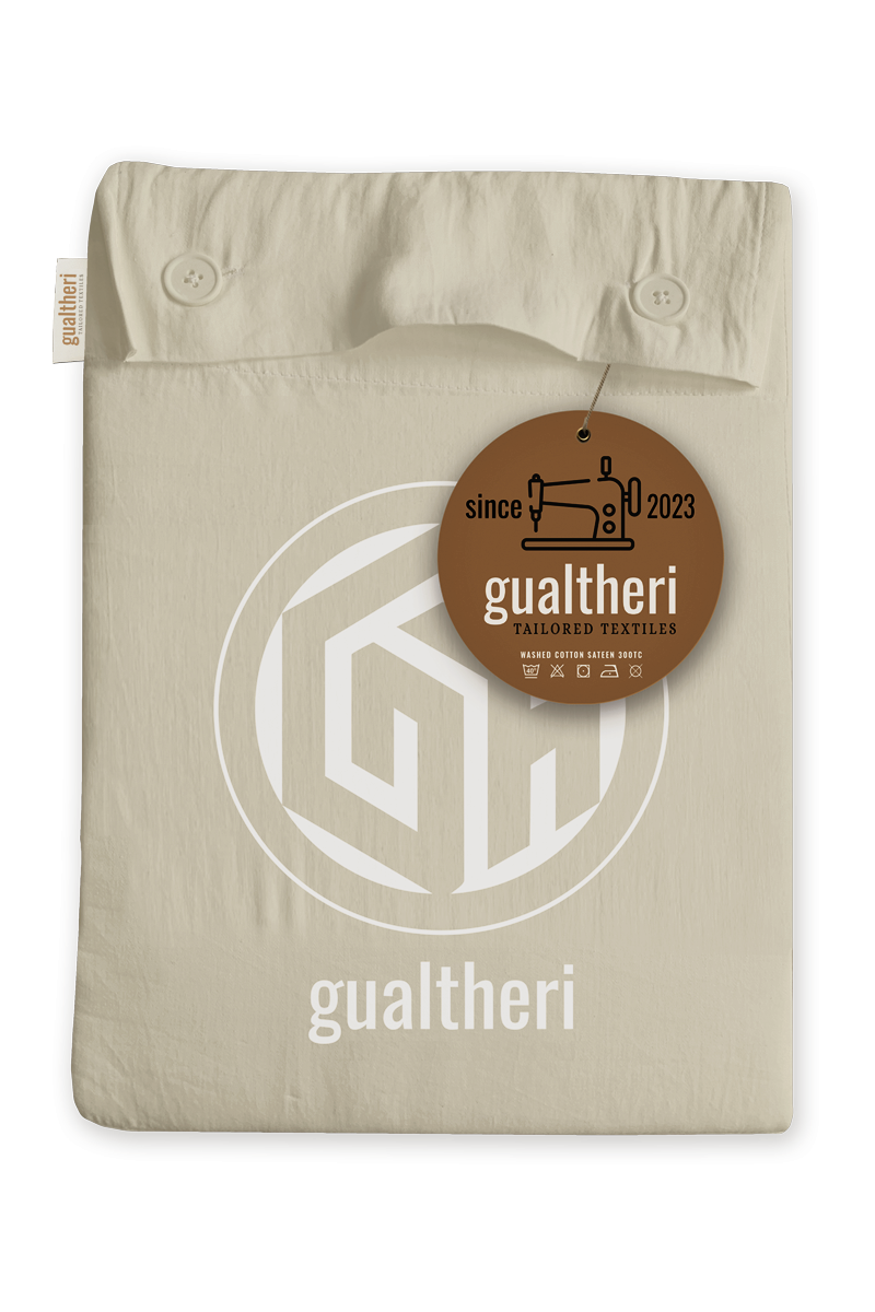 Gualtheri dekbedovertrek Sabbia Ecru