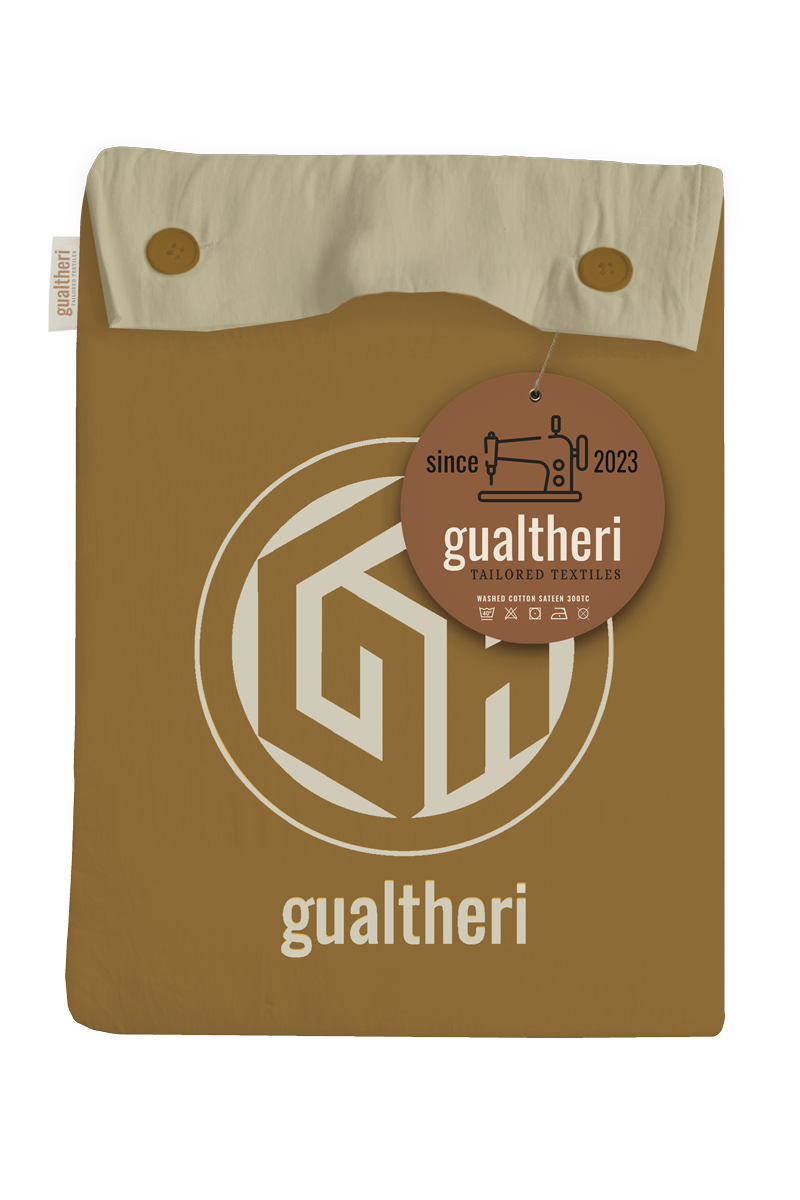 Gualtheri dekbedovertrek Marmello / Sabbia Ecru