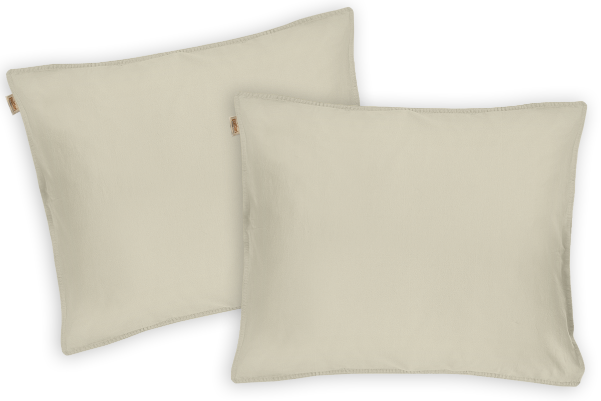 Gualtheri kussensloop Sabbia Ecru (set van 2 stuks)