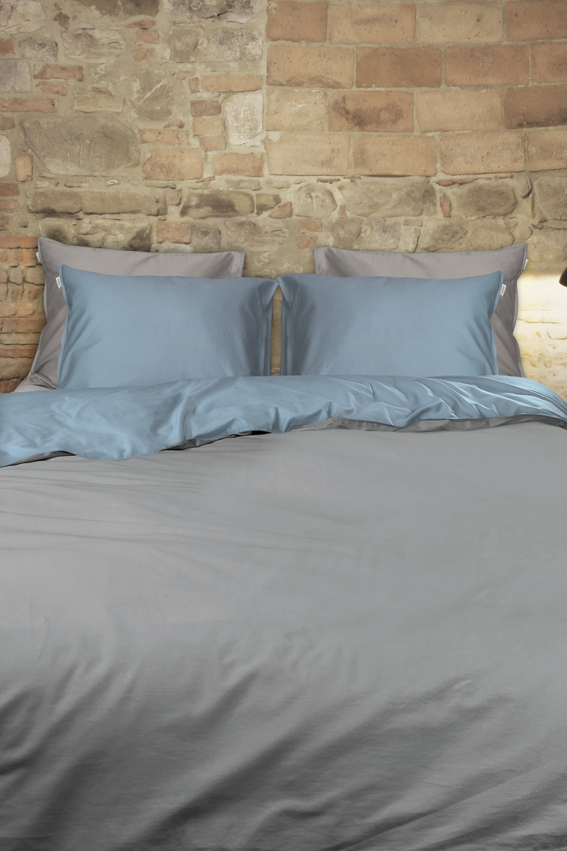 Gualtheri dekbedovertrek Argento Grey / Sensibile Blue