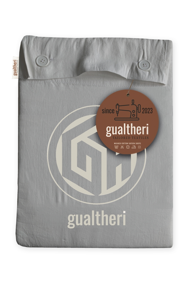 Gualtheri dekbedovertrek Argento Grey